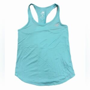 New Balance Tank Top Womens XS Blue NB Dry Racerback Athletic Running Shirt